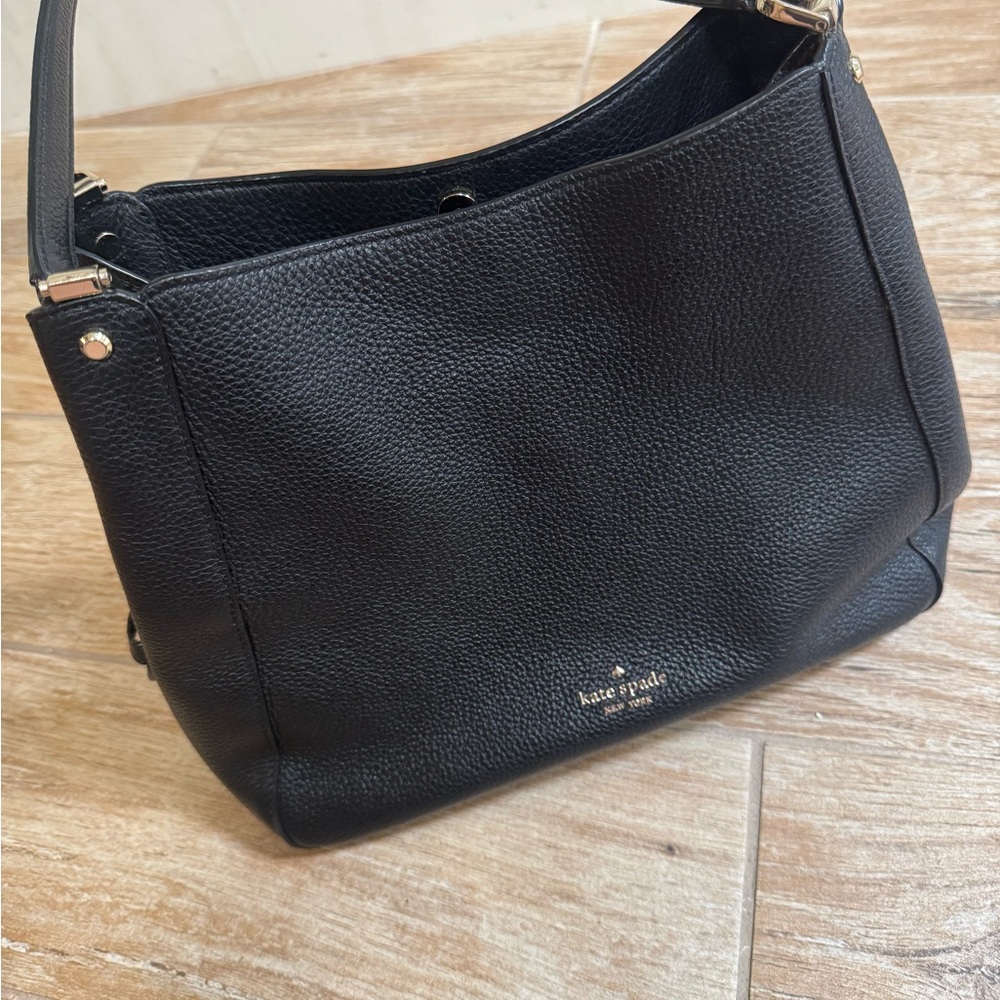 Kate Spade Textured Black Shoulder Bag